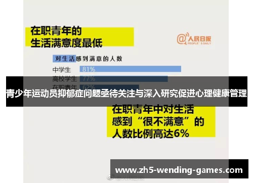青少年运动员抑郁症问题亟待关注与深入研究促进心理健康管理